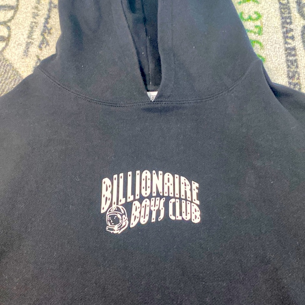 Authentic Billionaire Boys Club Black/White Logo Hoodie Size L (Good Condition)